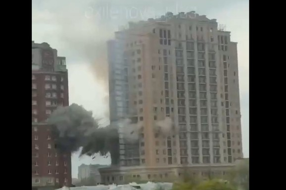 (VIDEO) EKSPLOZIJE U ZGRADI RUSKE SLUŽBE BEZBEDNOSTI! Objavljeni zastrašujući snimci razaranja: Poginulo 12 OFICIRA, ranjeno 15 TAJNIH AGENATA