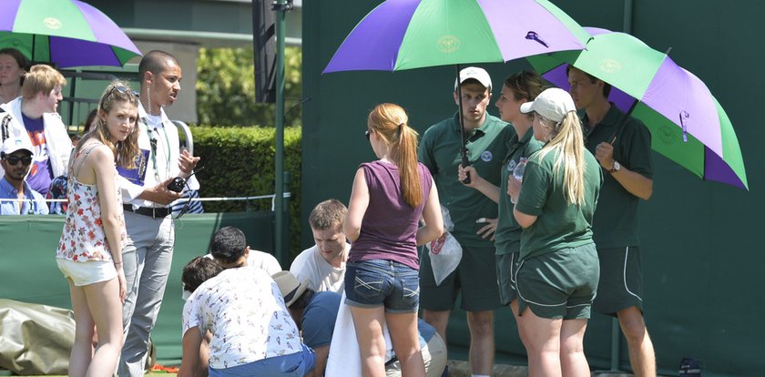 Chwile grozy na Wimbledonie. Padł nieprzytomny na kort!