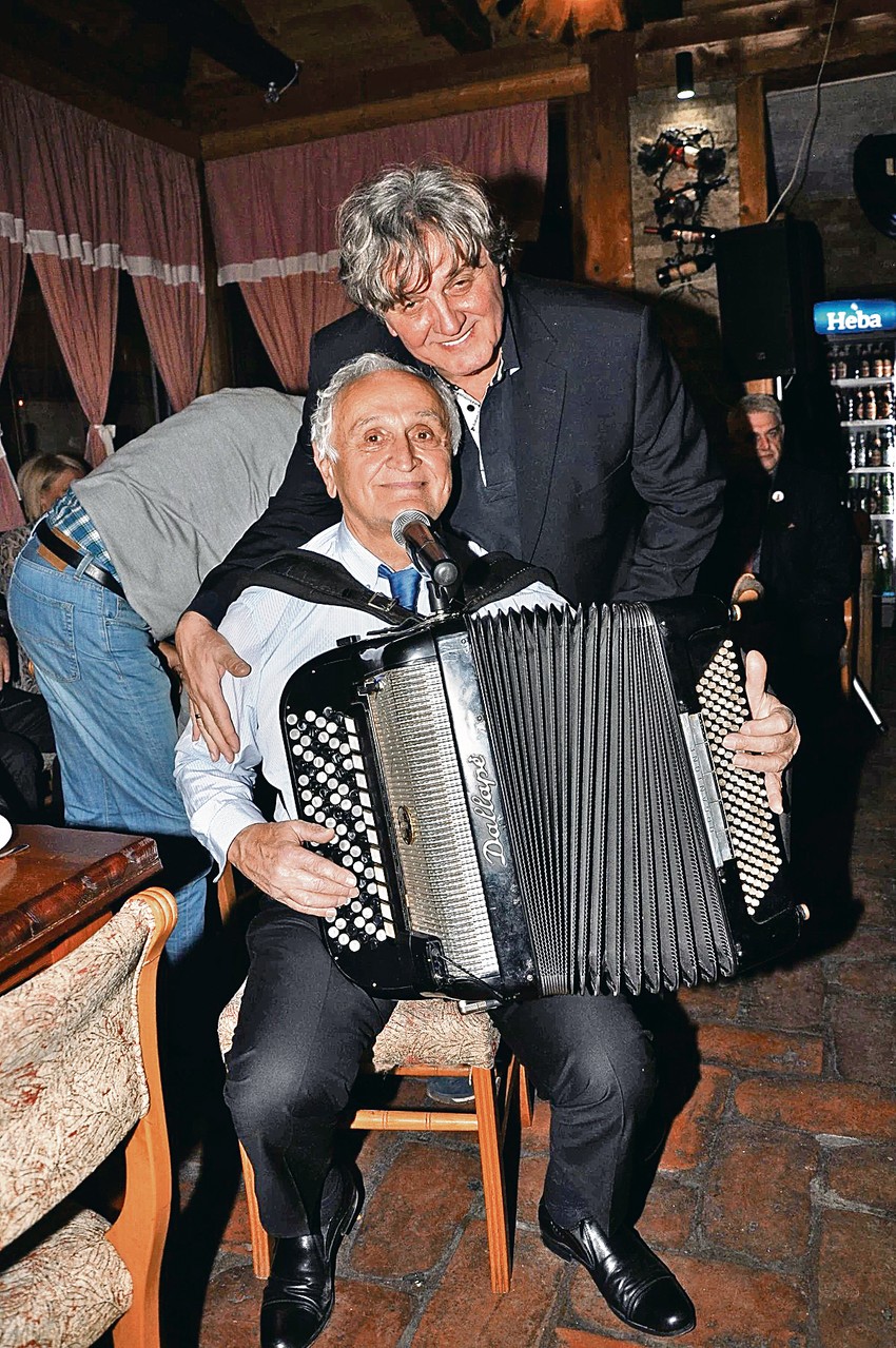 Radoš Bajić sa Novicom Negovanovićem