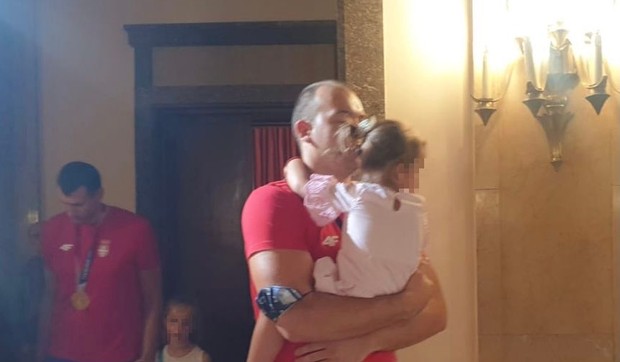 Doček vaterpolista u Beogradu