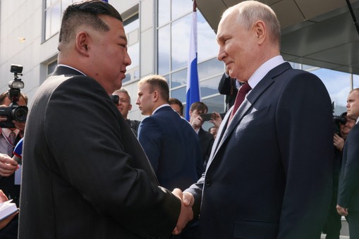 Władimir Putin i Kim Dzong Un, 13 września 2023 r.