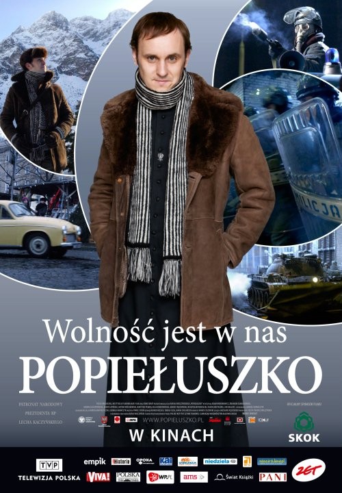 Plakat filmu "Popiełuszko. Wolność jest w nas"