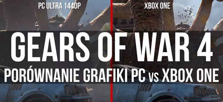 Gears of War 4 - porównanie grafiki na PC i Xbox One
