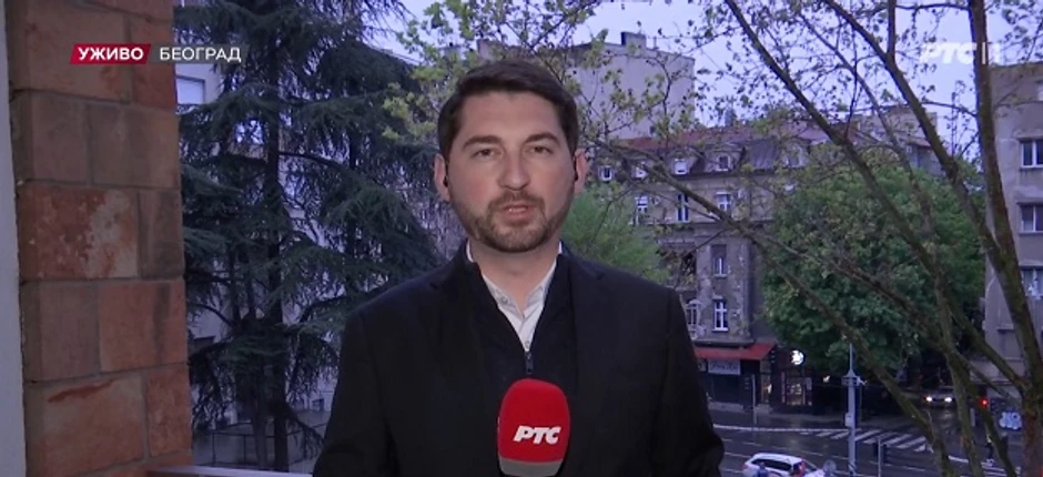 Reporter RTS se uključio u prvim jutarnjim vestima iz Takovske