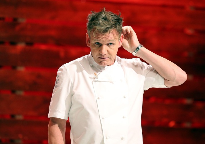 Gordon Ramsay na planie 'MasterChef'