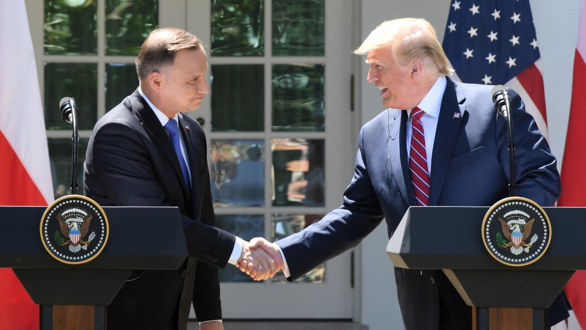 Andrzej Duda i Donald Trump