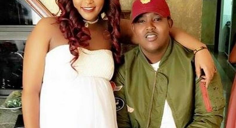 Amina Amaru and her baby's father