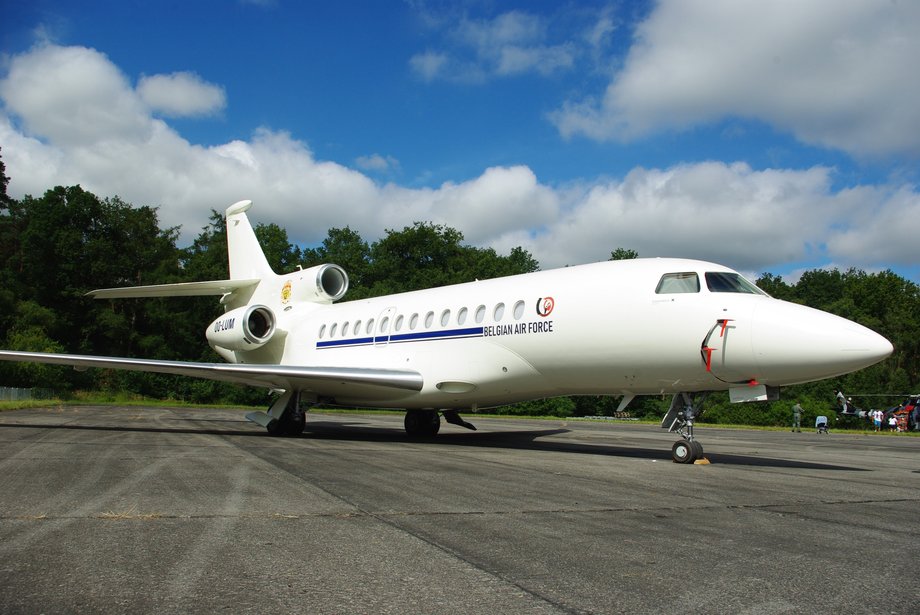 Jeden z odrzutowców Dassault Falcon 7X