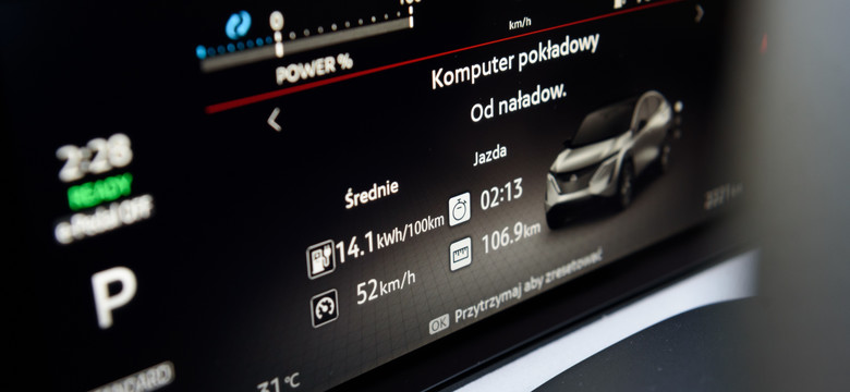 Nissan Ariya w Polsce znika w ciemno. Na drodze nie tylko koszty robią różnicę