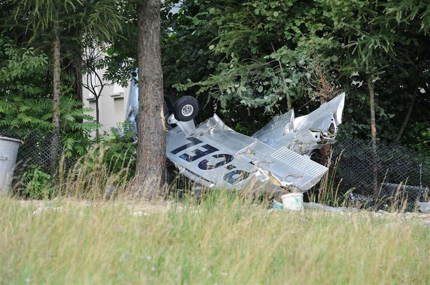 Spadła awionetka, pilot nie żyje