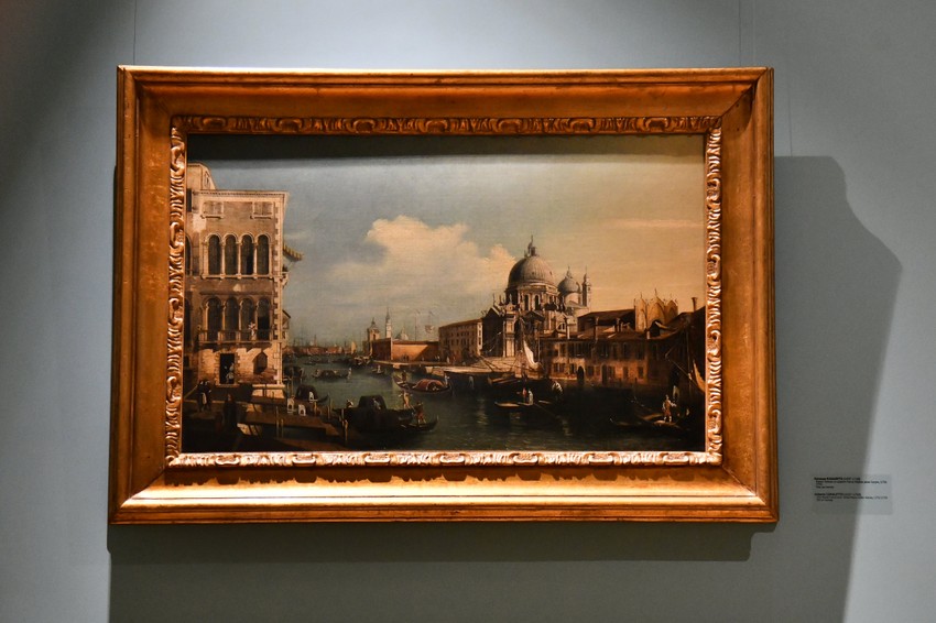 „Grande kanal sa crkvom Santa Marija dela Salute“, 18. vek