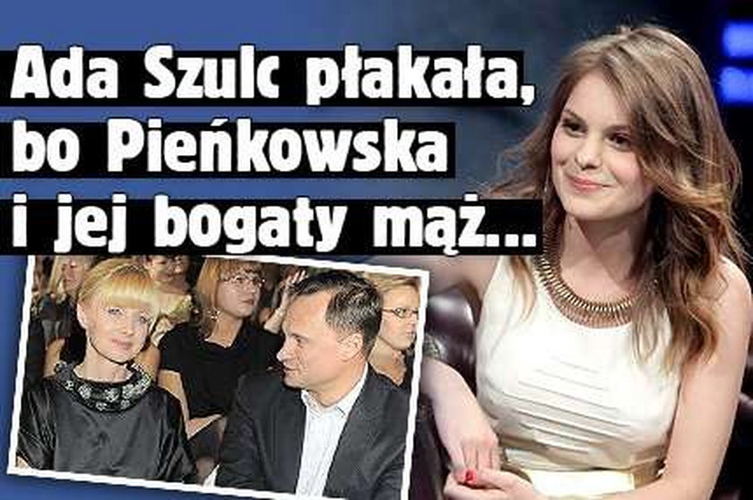 Ada Szulc płakała, bo Pieńkowska i jej bogaty mąż...
