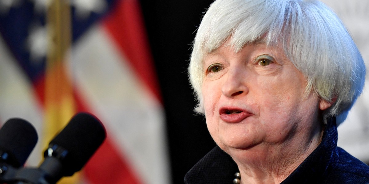 Janet Yellen, sekretarz skarbu USA.