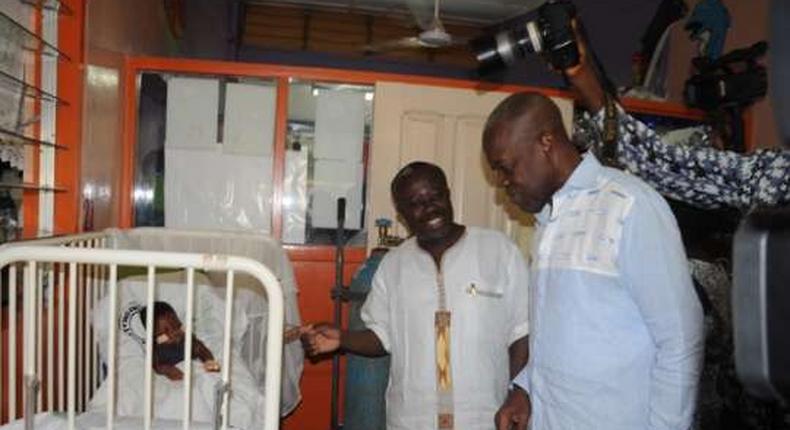 Veep spends Xmas at Tema Gen. Hospital children's ward