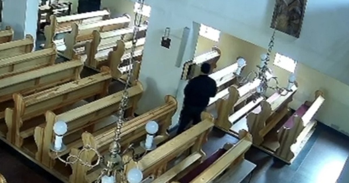 Skradzione ofiary w Wielki Piątek. Monitoring ujawnił wszystko