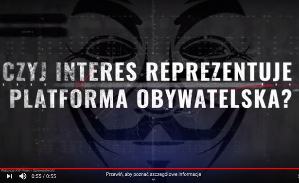 PiS w spocie atakuje: Czyj interes reprezentuje Platforma Obywatelska?