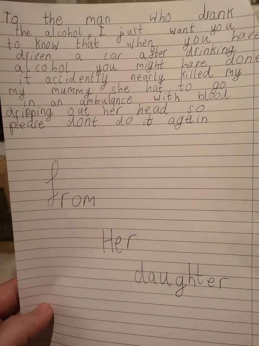 8-latka napisała do Polaka, który omal nie zabił jej mamy