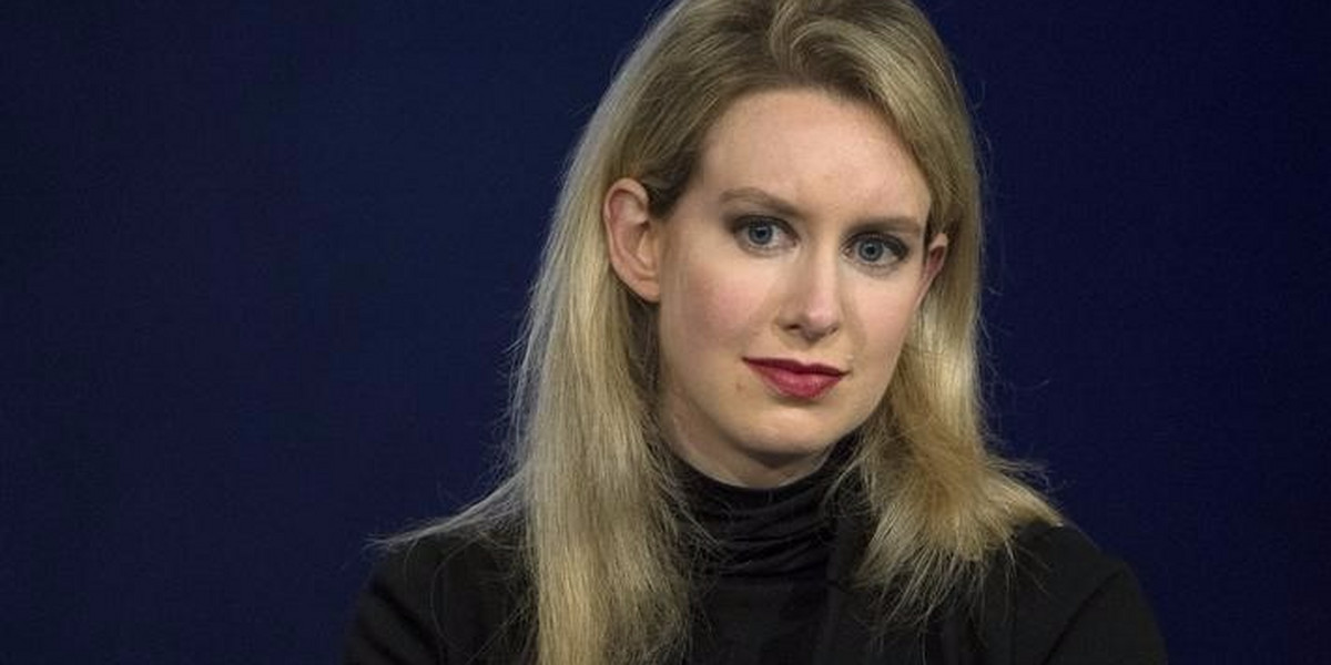 Elizabeth Holmes, CEO of Theranos, attends a panel discussion during the Clinton Global Initiative's annual meeting in New York.