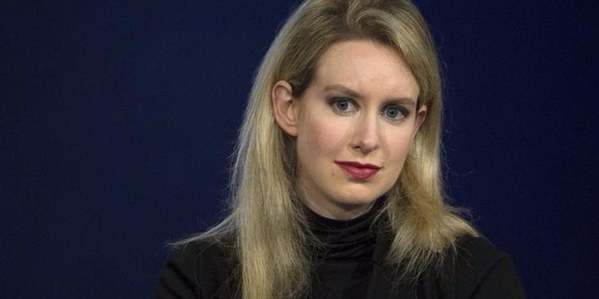 Elizabeth Holmes, CEO of Theranos, attends a panel discussion during the Clinton Global Initiative's annual meeting in New York.