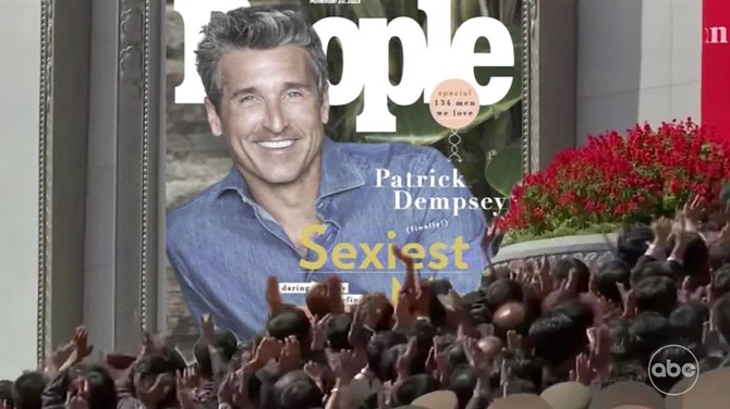 Patrik Dempsi na naslovnoj strani People magazina