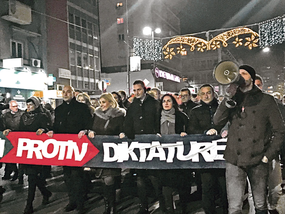 Sa protesta u Kruševcu