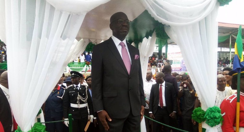 Godwin Obaseki at the ceremony