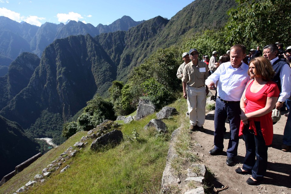 PREMIER TUSK w Machu Picchu