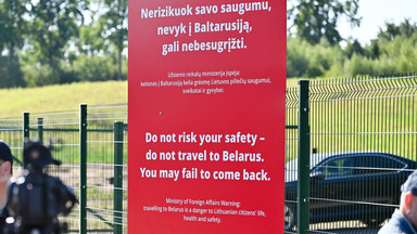 "Nie jedź na Białoruś, bo możesz nie wrócić". Litwini ostrzegają na granicy