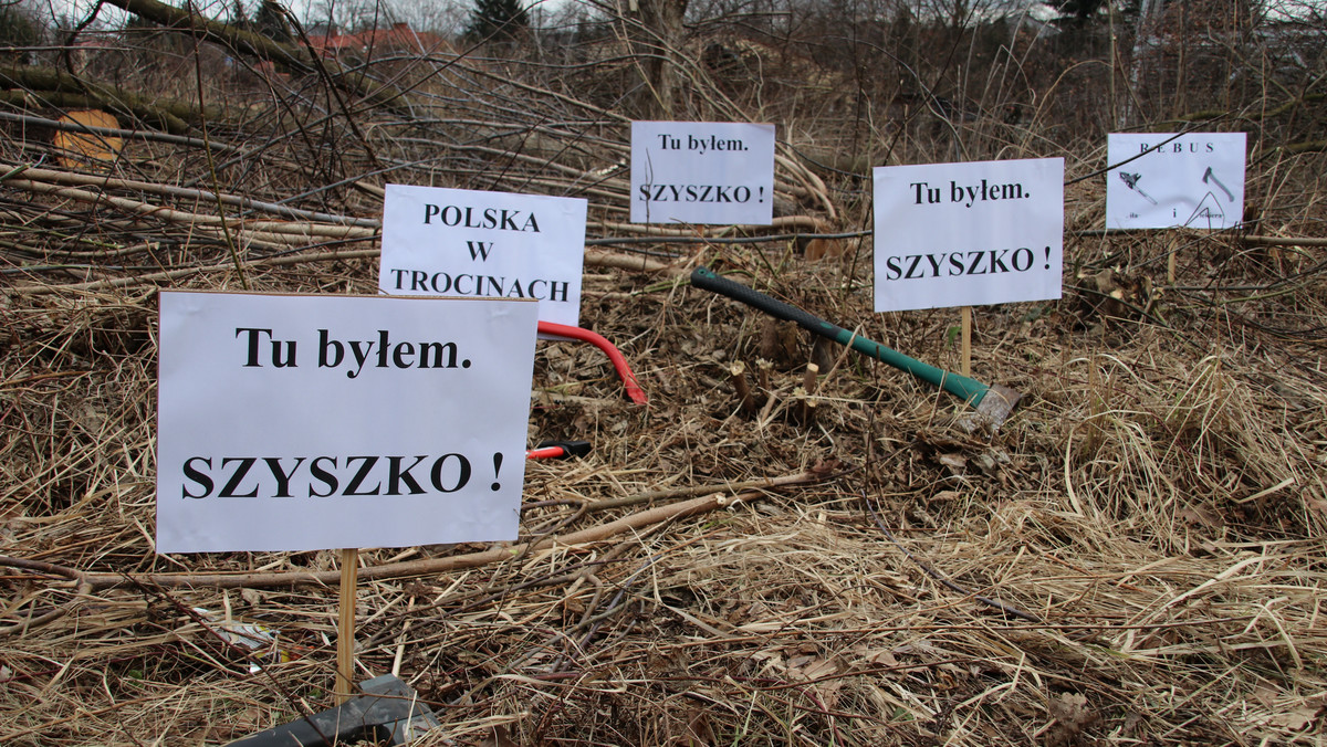 Radni SLD Małgorzata Moskwa-Wodnicka i Maciej Rakowski apelują do ministra środowiska Jana Szyszko, by ten jak najszybciej zabronił ścinania drzew bez zezwolenia. Swój apel połączyli ze specjalnie przygotowanym happeningiem.