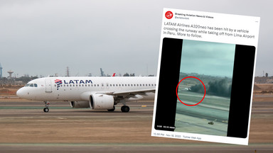 Samolot uderzył w wóz strażacki na lotnisku w Limie. Są dwie ofiary