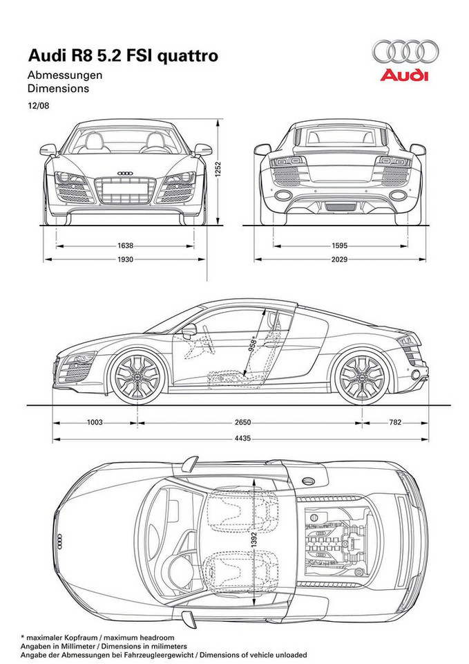 Detroit 2009: Audi R8 V10 z silnikiem Lamborghini