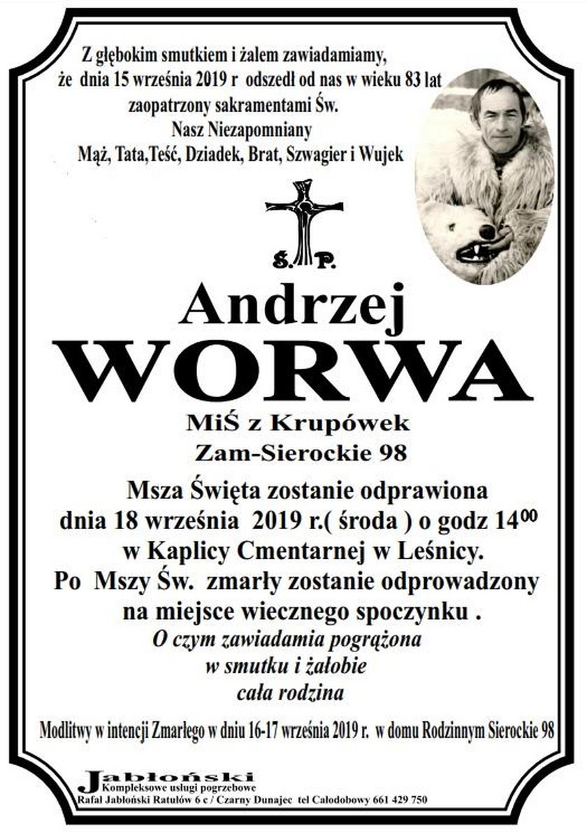 Nie żyje najsłynniejszy miś z Krupówek. Turyści go uwielbiali