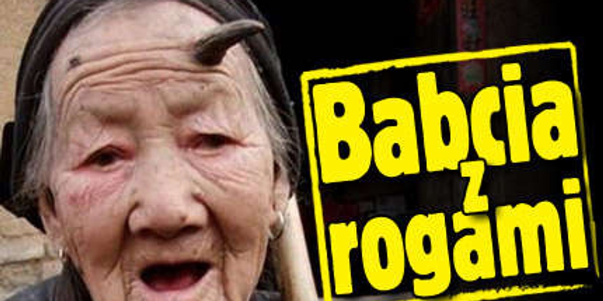 SZOK! Babcia z rogami