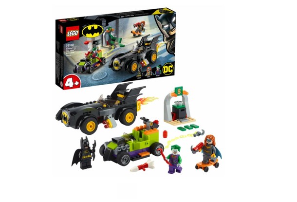 LEGO DC Batman kontra Joker pościg Batmobilem 76180