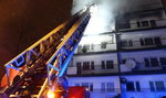 Pożar bloku w Krakowie. Mieszkańcy ewakuowani nocowali w hotelu