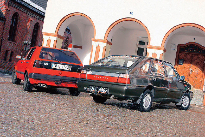 FSO Polonez Caro Plus kontra VW Golf II