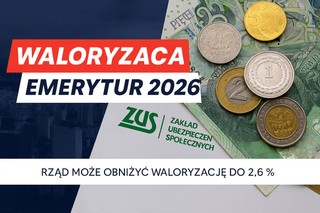 Waloryzacja emerytur 2026 może spaść nawet do 2,6%. Rząd ostrzega przed cięciami
