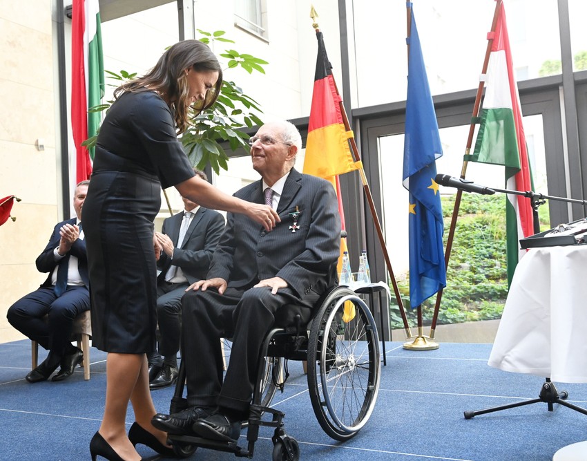 Volfgang Šojble i Katalin Novak