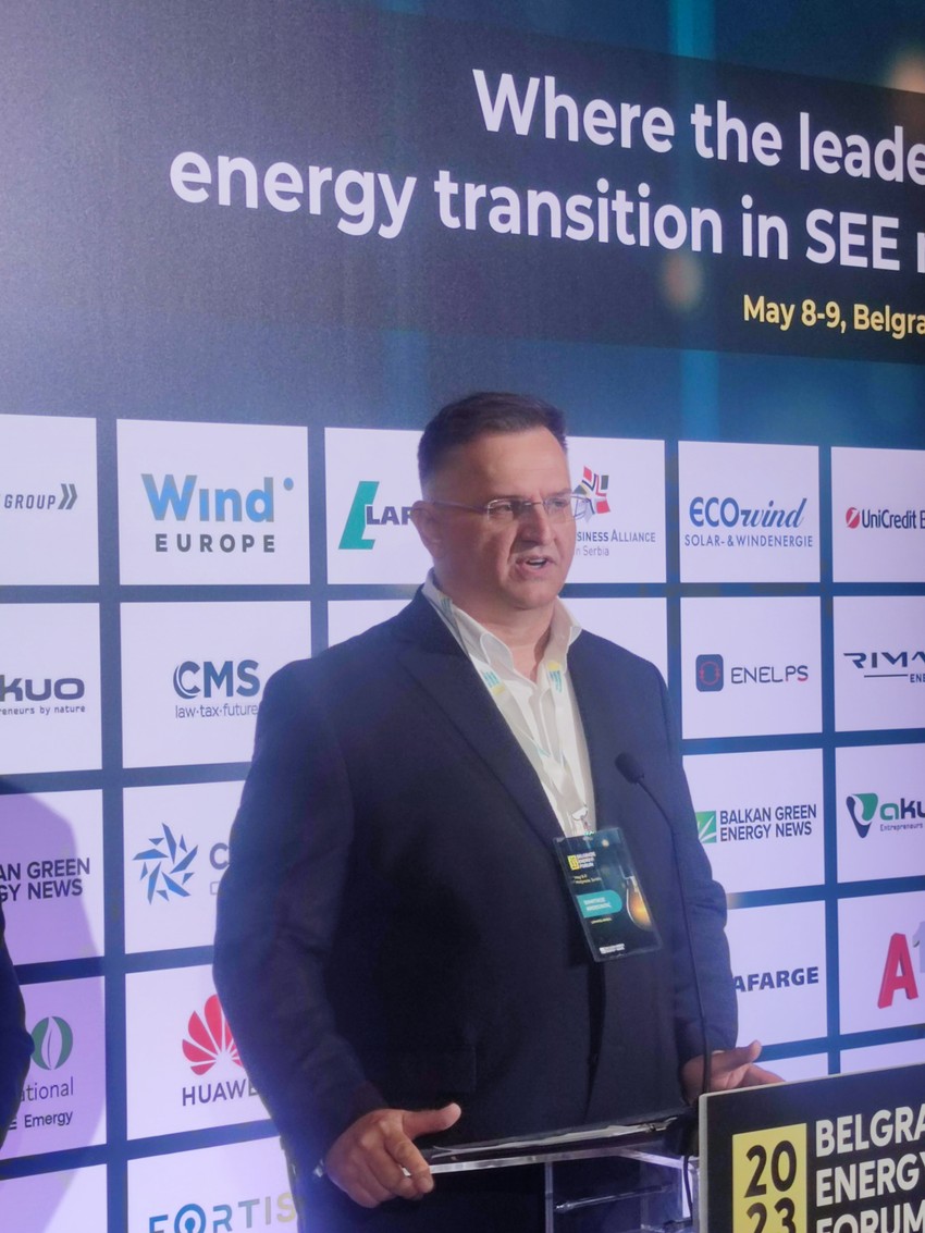 Dimitrije Knjeginjić, generalni direktor Lafarge Srbija na Beogradskom energetskom forumu