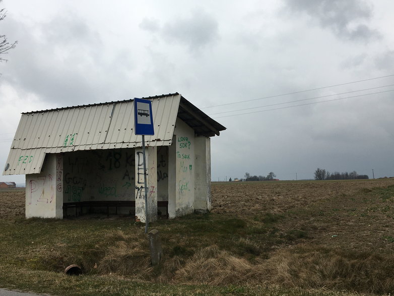 Gmina Modliborzyce – przystanek w Felinowie
