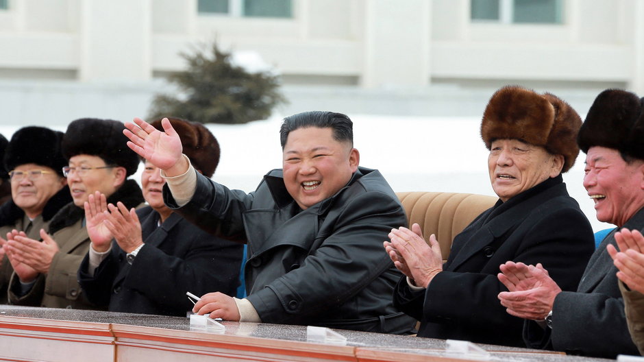 Kim Dzong Un, przywódca Korei Północnej, zdjęcie z grudnia 2019 r.