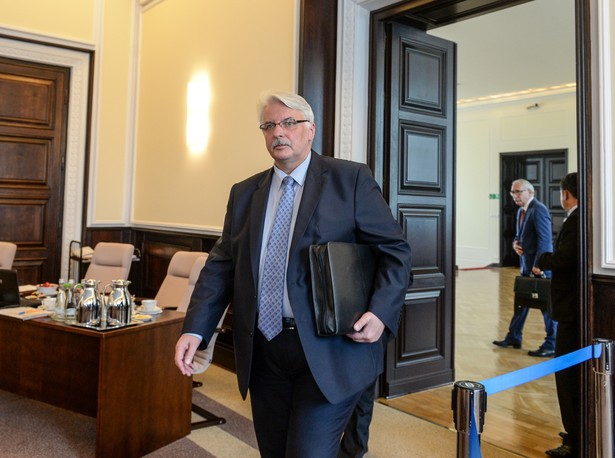 Minister spraw zagranicznych Witold Waszczykowski