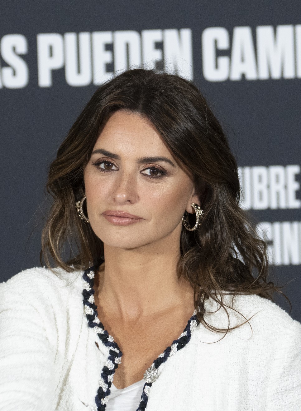 Penélope Cruz hatalmas szemeit tökéletesen hangsúlyozza egy lágy, barna kontúr