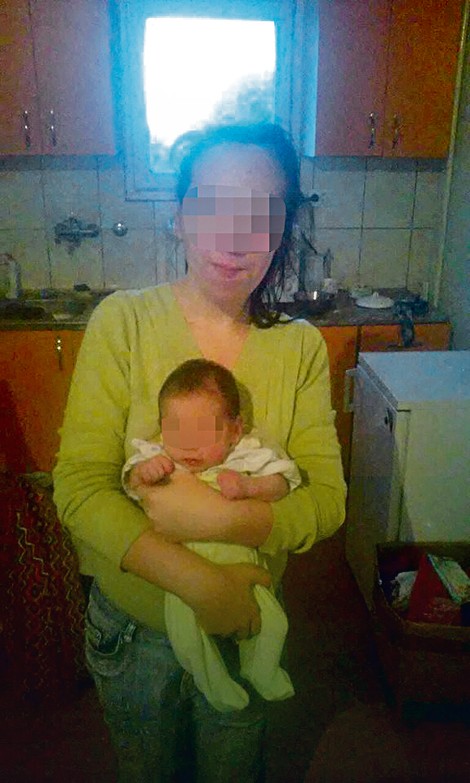 Slavica Sabo sa bebom