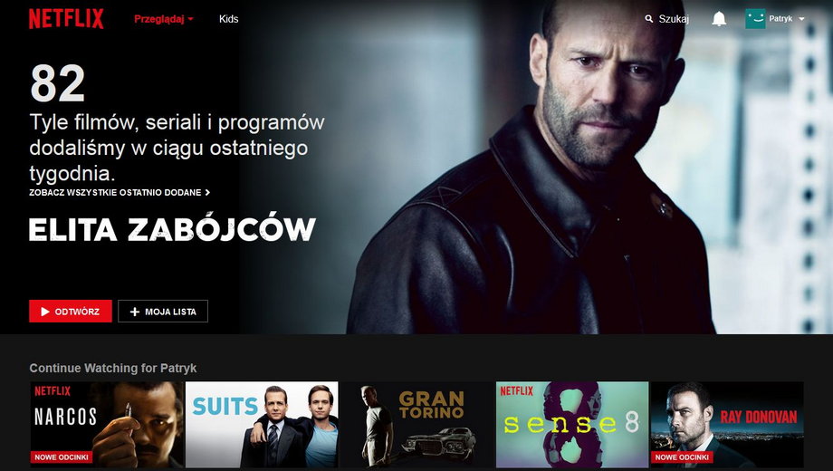 Netflix ma już polski interfejs językowy