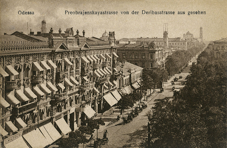 Odessa.  Eine Postkarte aus dem 19. Jahrhundert.