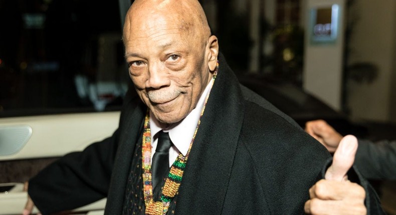 Quincy Jones died in his home in Bel Air.Greg Doherty/Getty Images for Entertainment Studios