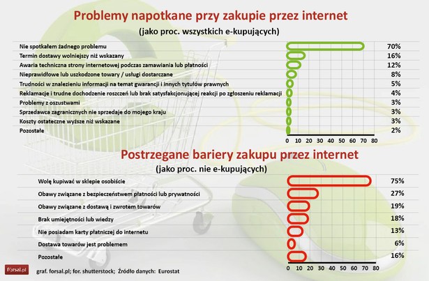 W 2015 roku co drugi Europejczyk kupował w sieci. Jak wypadli Polacy?