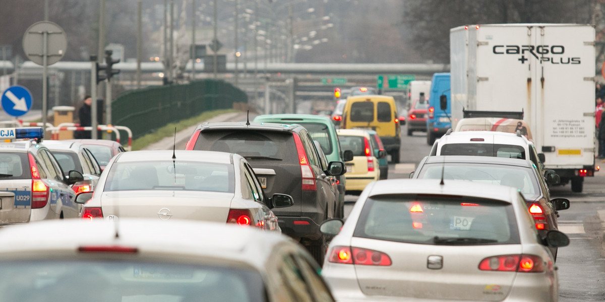 Poznan to drugie najbardziej zakorkowane miasto