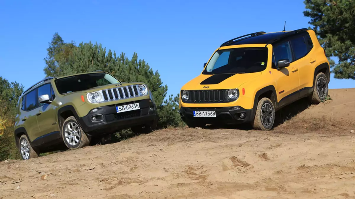 Jeep Renegade 4x4 1.4 kontra Jeep Renegade  2.0 Trailhawk - rodzinna potyczka